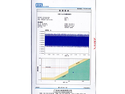 一點照明-頻閃報告檢測數據